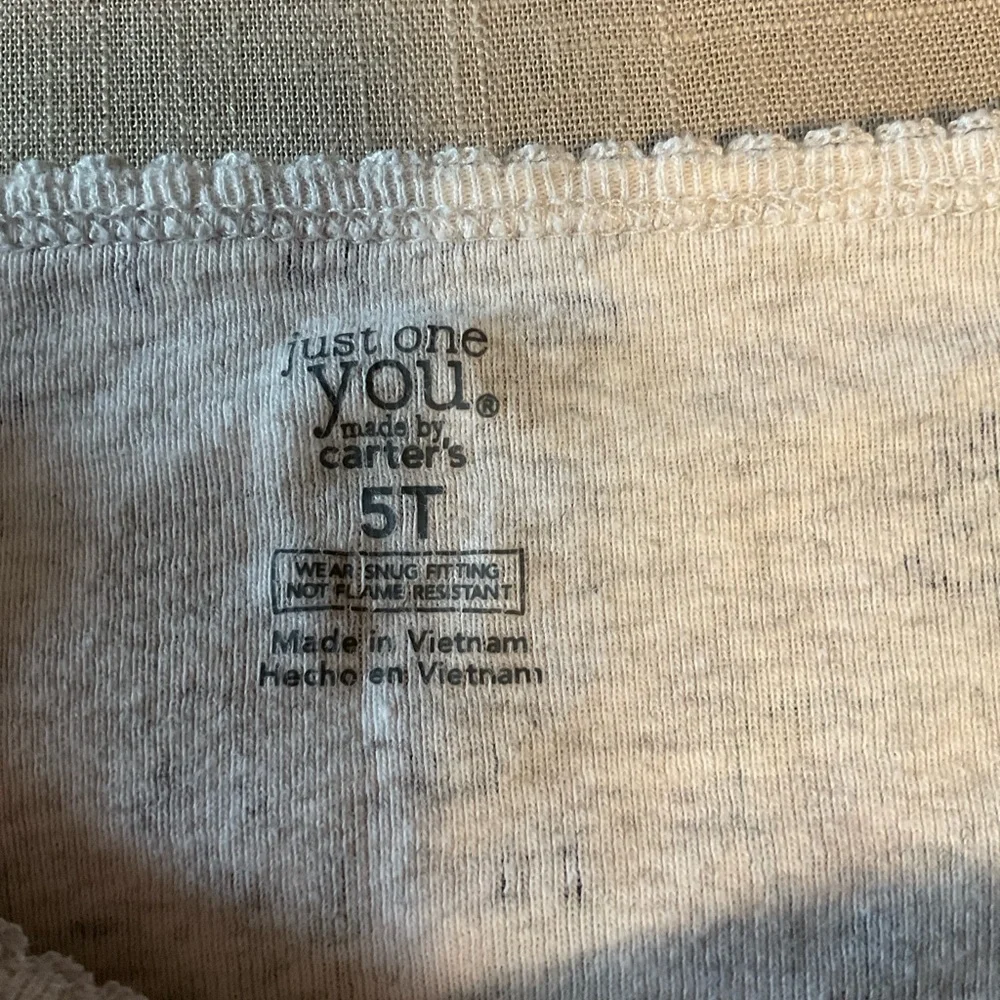 Carter's Llama Print Long Sleeve Tee - Purple and Gray